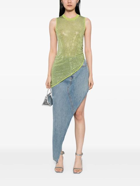 Christopher Esber Cirrus tank top - Green - zdjęcie produktu nr 2