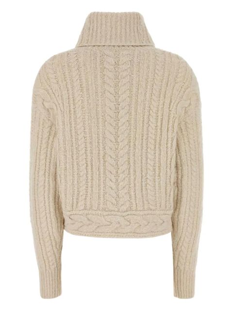MARANT ÉTOILE cable-knit jumper - Neutrals - zdjęcie produktu nr 2