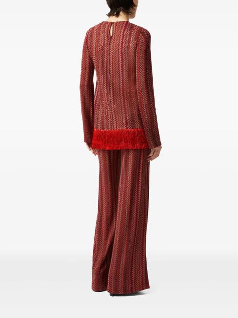 Missoni Zigzag flared trousers