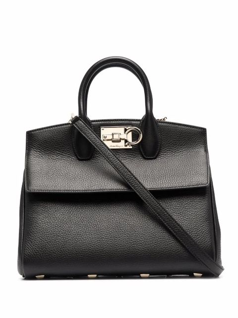 Ferragamo The Studio leather tote bag - Black - zdjęcie produktu nr 1