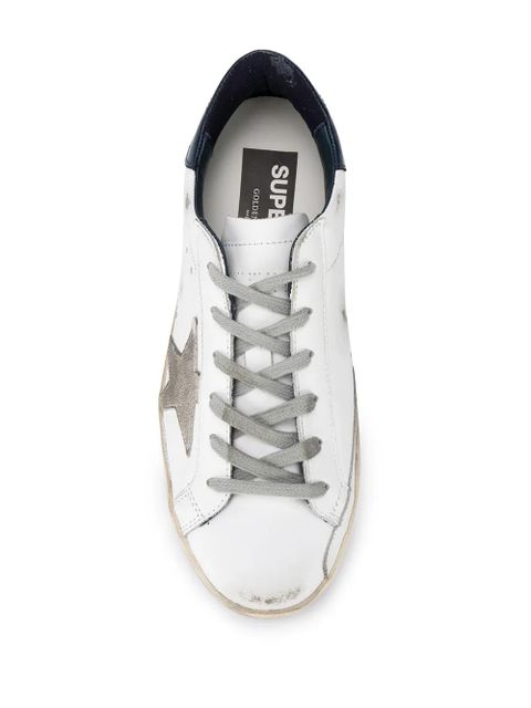 Golden Goose Super-Star distressed-finish sneakers - White