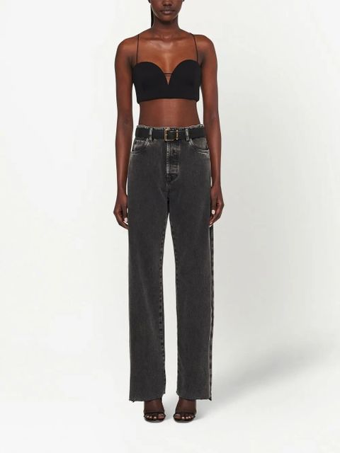 Miu Miu five pocket denim jeans - Black