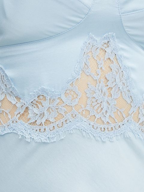 ERMANNO Firenze sukienka kolor niebieski maxi rozkloszowana 56TQ057EL1