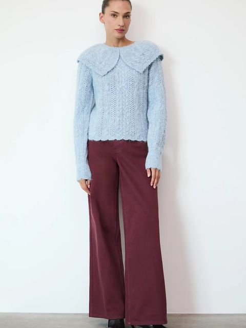 Medicine sweter damski kolor niebieski - zdjęcie produktu nr 2