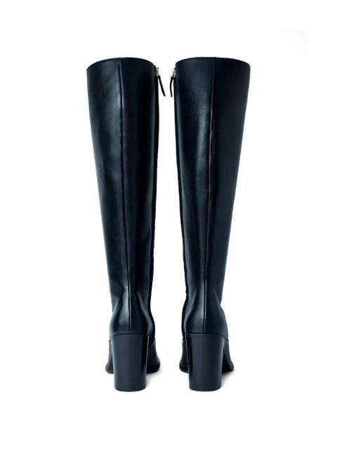 Chloé 80mm leather knee-high boots - Black
