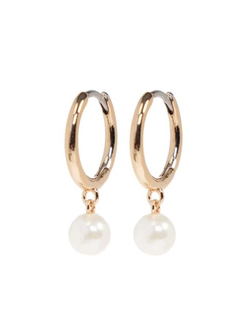 Tory Burch faux-pearl-pendant drop earrings - Gold