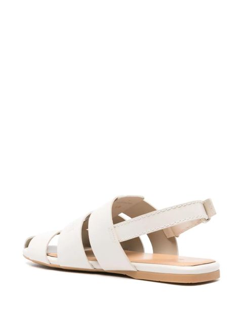 JW Anderson Slingback Fisherman leather sandals - Neutrals - zdjęcie produktu nr 2