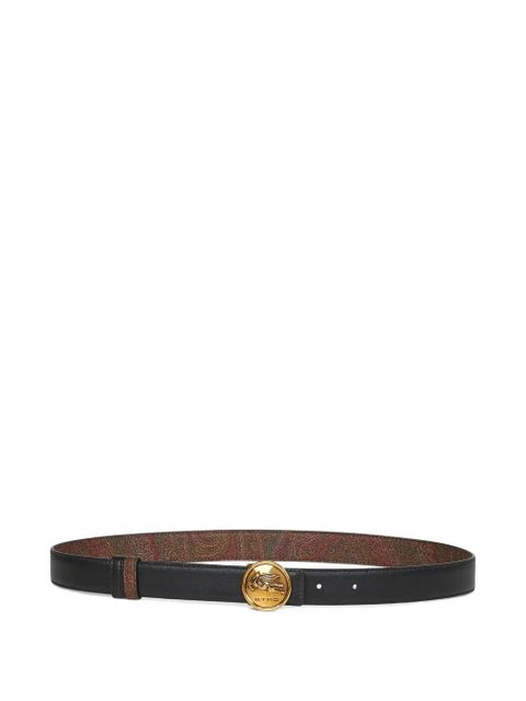 ETRO Pegaso-buckle belt - Black