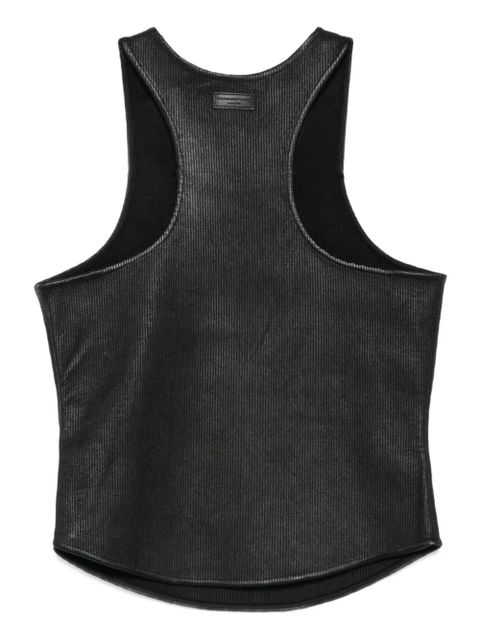 Alexander Wang ribbed tank top - Black