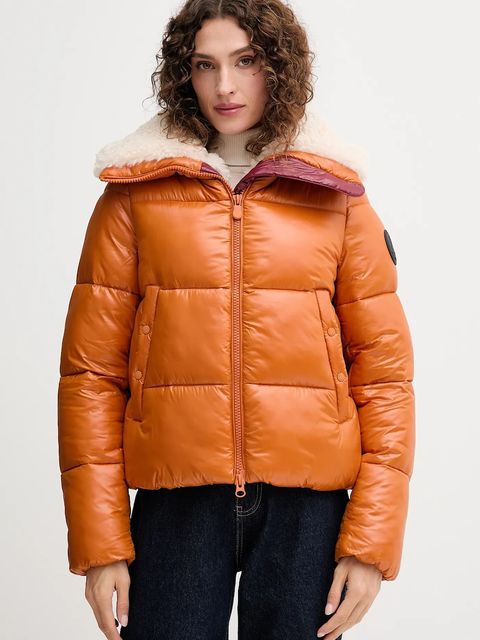 Save The Duck kurtka MOMA kolor pomarańczowy zimowa D30974W.LOVE21 - zdjęcie produktu nr 1