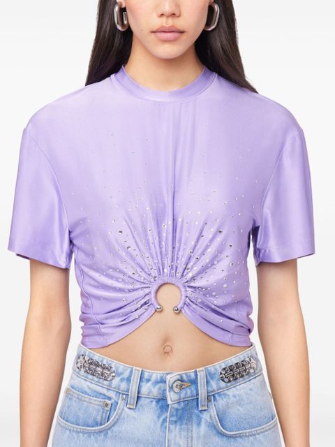 Rabanne piercing T-shirt - Purple