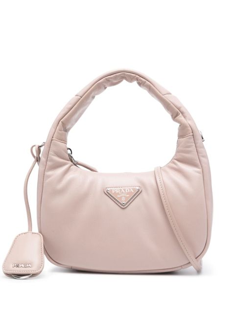 Prada padded leather tote bag - Pink - zdjęcie produktu nr 1