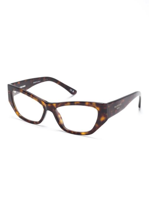 Balenciaga Eyewear cat-eye glasses - Brown