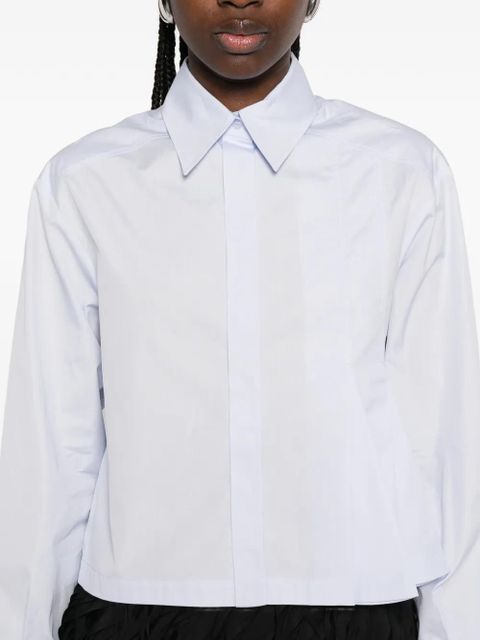 Sportmax pleated-front shirt - Blue