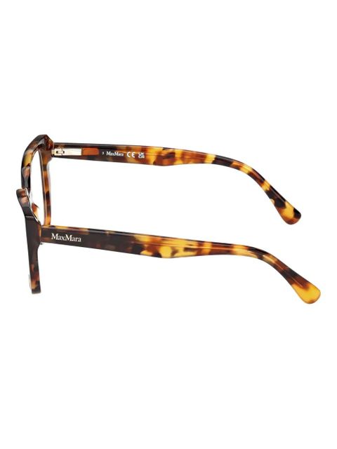 Max Mara tortoiseshell clip-on glasses - Brown