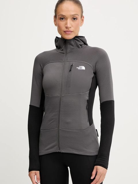The North Face kurtka outdoorowa Polartec Powergrid Stormgap kolor szary przejściowa NF0A8E0VWUO1 - zdjęcie produktu nr 1