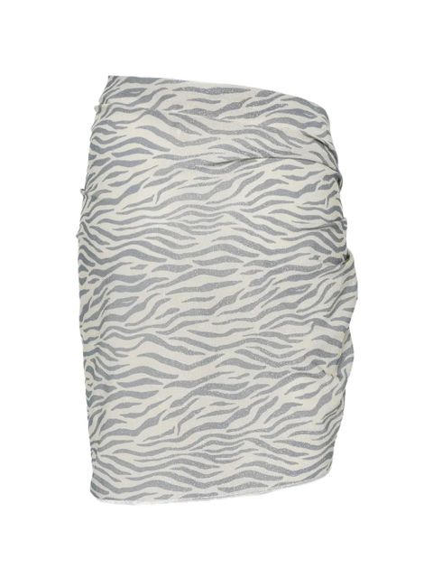 MC2 Saint Barth Sery zebra-pattern sarong - Neutrals - zdjęcie produktu nr 2