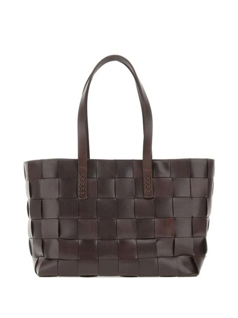 DRAGON DIFFUSION Japan leather tote bag - Brown - zdjęcie produktu nr 2