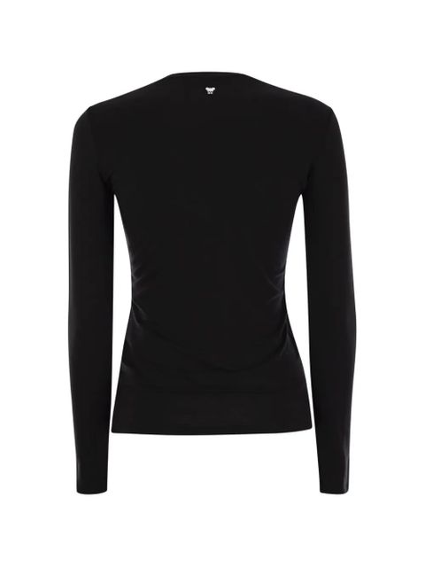 Weekend Max Mara long-sleeve crewneck sweater - Black - zdjęcie produktu nr 2