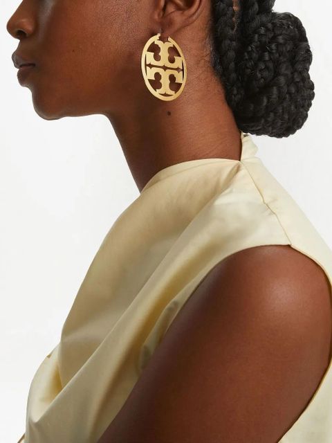Tory Burch Miller hoop earrings - Gold
