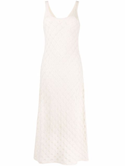 Chloé shell-knit cashmere dress - White - zdjęcie produktu nr 1