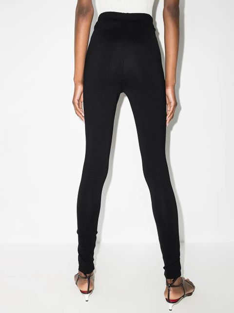 WARDROBE.NYC x Browns 50 zip cuff leggings - Black - zdjęcie produktu nr 2