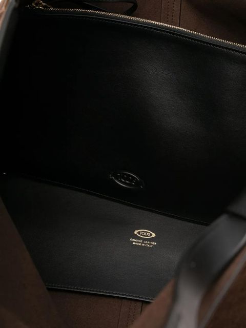 Tod's Di Bag Folio leather tote bag - Brown