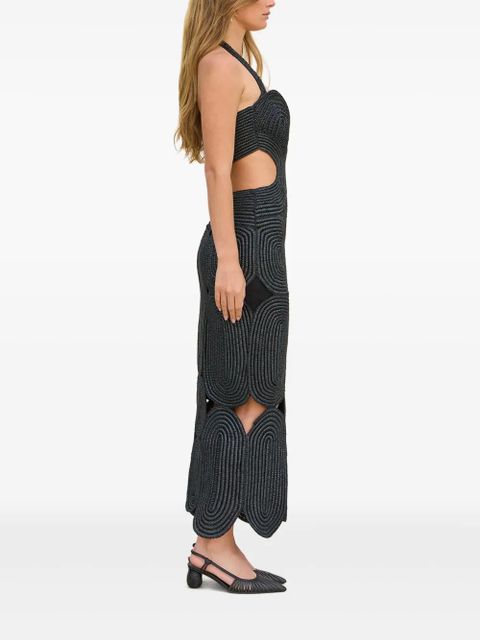 Cult Gaia Leila crochet dress - Black