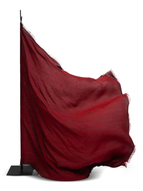 Zadig&Voltaire Glenn monogram scarf - Red