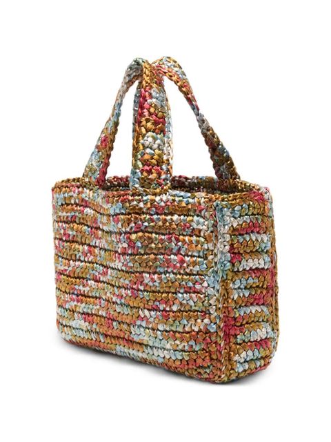 Valentino Garavani woven logo tote bag - Gold - zdjęcie produktu nr 2