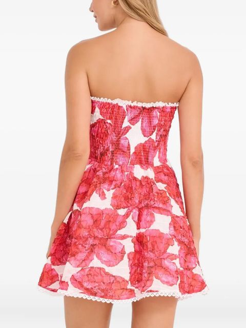 Charo Ruiz Ibiza Cami floral lace-trim mini dress - Pink - zdjęcie produktu nr 2