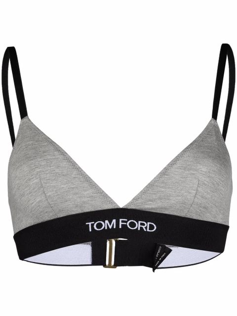 TOM FORD logo waistband bra - Grey - zdjęcie produktu nr 1