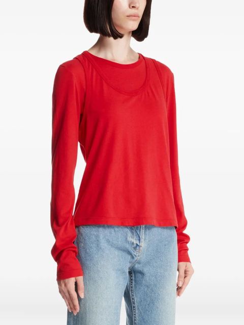 The Row layered cotton T-shirt - zdjęcie produktu nr 2