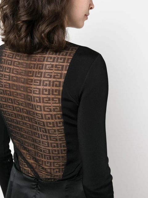 Givenchy long-sleeve round-neck T-shirt - Black