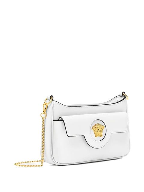 Versace mini La Medusa cross body bag - White