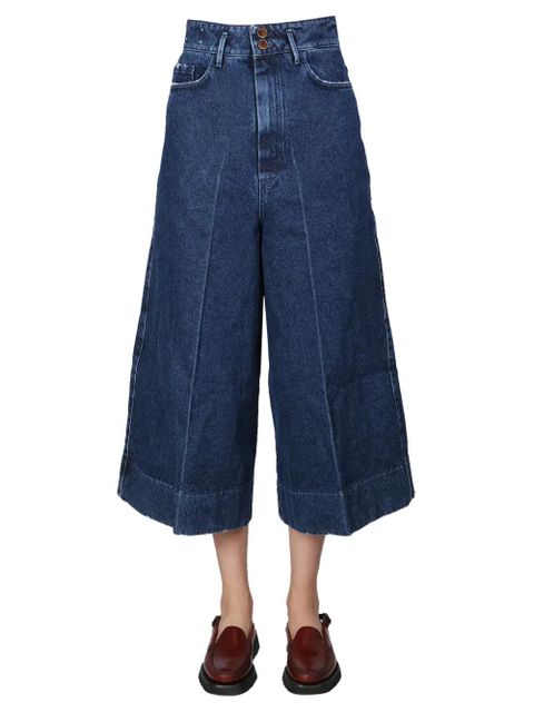 Alysi pockets cotton wide-leg jeans - Blue - zdjęcie produktu nr 2