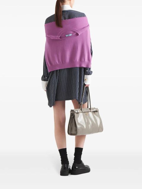 Prada striped silk shirt - Blue