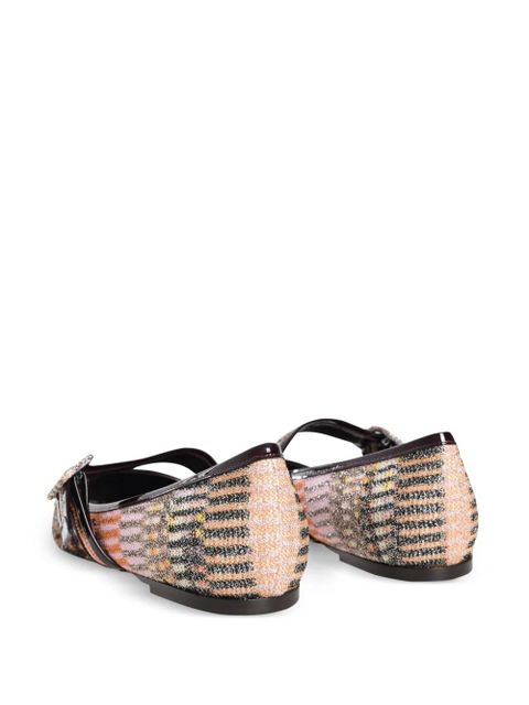 Missoni Jean ballerina shoes - Brown