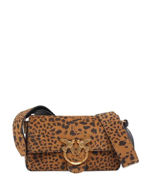 PINKO spotted adjustable straps tote bag - Brown - zdjęcie produktu nr 1