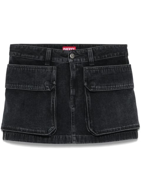 Diesel De-Ton mini skirt - Black - zdjęcie produktu nr 1