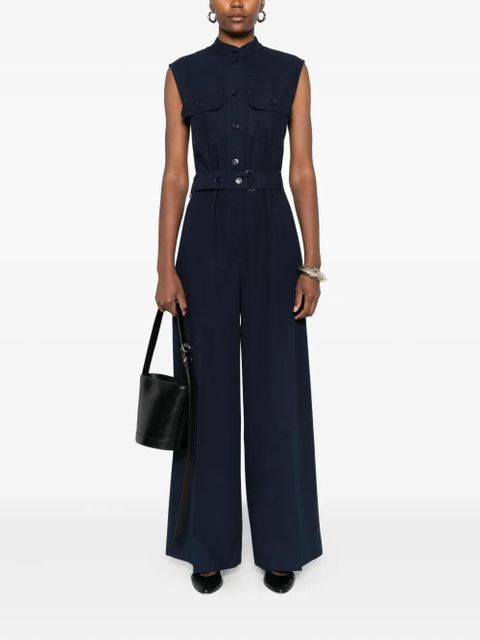 Weekend Max Mara pocket-belted jumpsuit - Blue