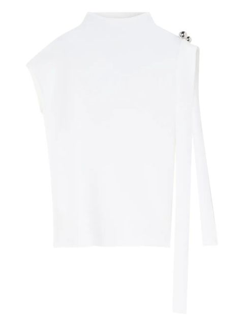 Lanvin sleeveless button-embellished blouse - White - zdjęcie produktu nr 1
