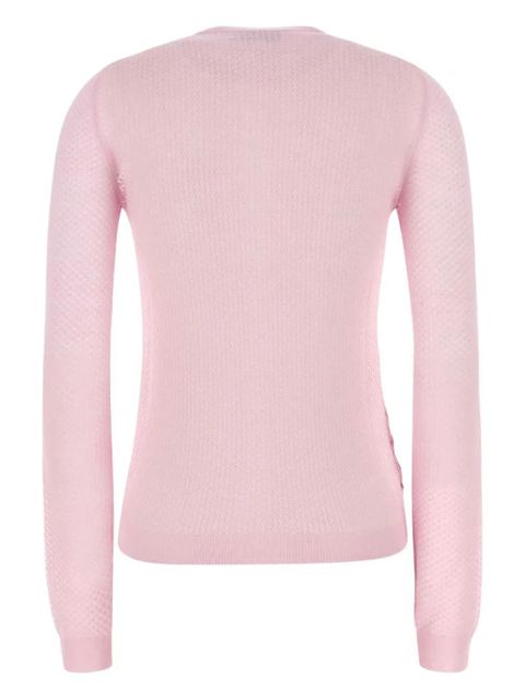 Miu Miu dotted knit cardigan - Pink - zdjęcie produktu nr 2