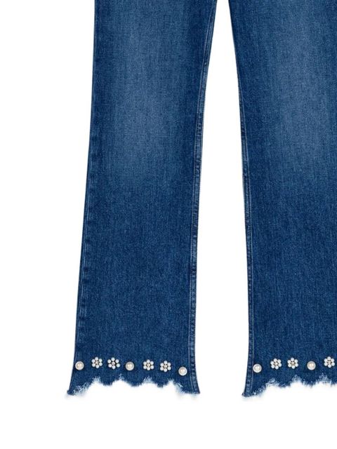 Maje embellished frayed jeans - Blue - zdjęcie produktu nr 2