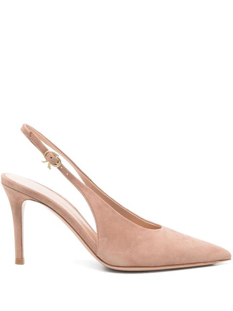 Gianvito Rossi 80mm Robbie pumps - Neutrals - zdjęcie produktu nr 1