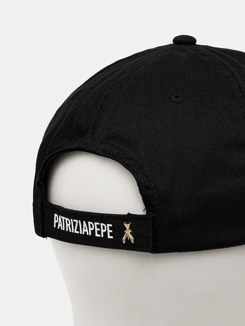 Patrizia Pepe czapka z daszkiem bawełniana