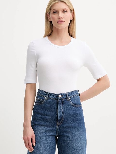 MUNTHE t-shirt MUTULA damski kolor biały 247112424769 - zdjęcie produktu nr 1