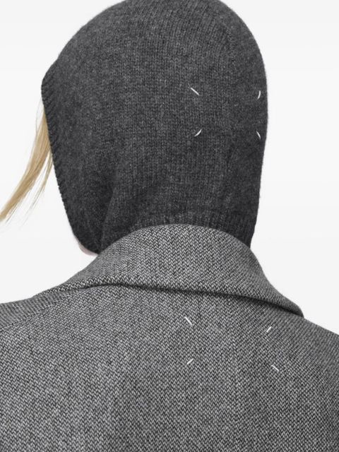 Maison Margiela button wool cap - Grey - zdjęcie produktu nr 2