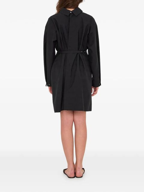 LOEWE belt-waist mini dress - Black