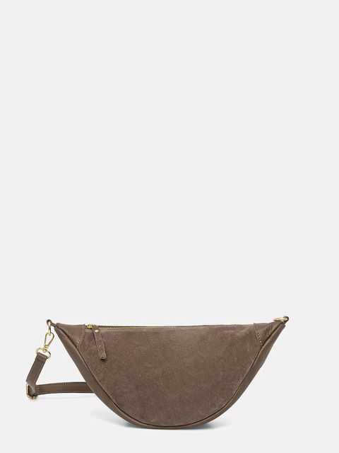 Answear Lab torebka zamszowa kolor brązowy - zdjęcie produktu nr 1